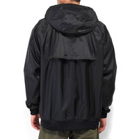 Vestes coupe-vent unisexes d'hiver à capuche personnalisées avec logo OEM, pour sports de plein air, grandes tailles, imperméables, respirantes, séchage rapide, en toile