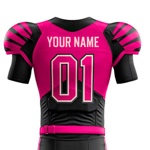 Uniforme de Fútbol Americano al por Mayor, Manga Corta, Estampado, Tallas Grandes para Pedidos de Equipo, Transpirable, de Poliéster de Secado Rápido - Product Image 5