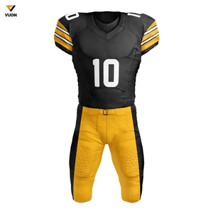 Venta al por mayor de uniformes totalmente personalizados, camisetas de fútbol americano bordadas, ropa de fútbol americano sublimada con estilo 2025 - Product Image 2