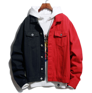 2025 Autumn Winter Unisex Quilted Printed <b>Denim</b> <b>Jacket</b> Fashion Trend Outdoor Wear - Product Image 4