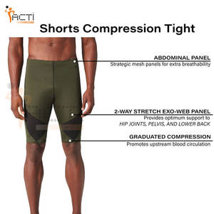 Venta al por mayor Pantalones cortos Ropa deportiva Pantalones cortos de fitness Uso de invierno para hombres Gimnasio Pantalones cortos de fitness Para la venta en línea - Product Image 5