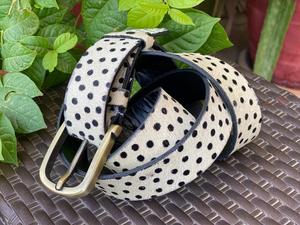 Cinturón de cuero hecho a mano con hebilla duradera, perfecto, de alta calidad, impecable - Product Image 4