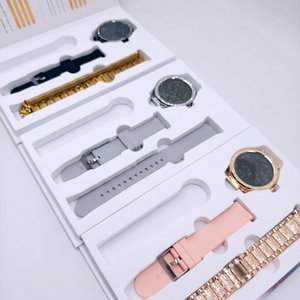 Reloj inteligente Mibro M10 Pro para mujer, pantalla táctil IPS redonda, monitor de frecuencia cardíaca, resistente al agua, con correa de goma y carga magnética. - Product Image 6