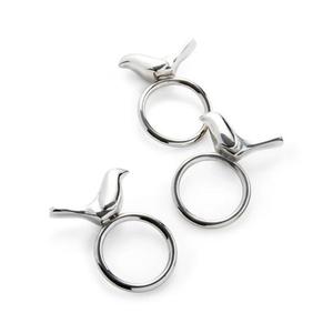 Servilleteros de acero inoxidable pulido brillante exquisitos para bodas y fiestas que mejoran la experiencia gastronómica - Product Image 2