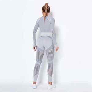 Diseñado para gimnasio, fitness, correr, entrenamiento y ropa deportiva diaria, juego de yoga elástico de fabricación Premium para mujeres - Product Image 6