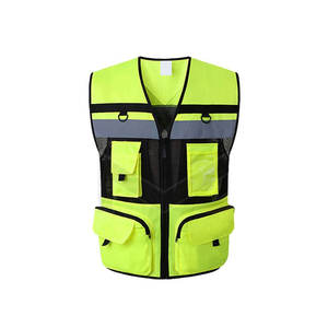 Gilet de sécurité haute visibilité simple de bonne qualité à bas prix/haute visibilité, hiver, vêtements de travail Service OEM gilet de sécurité de visibilité de qualité - Product Image 1