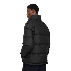 Chaqueta de Burbuja Negra de Nailon Transpirable y Resistente al Viento de Primera Calidad al por Mayor OEM, Mangas Desmontables, Capucha, Logotipo Personalizado de Alta Calidad - Product Image 2