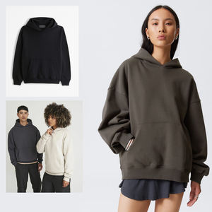 Ropa de calle de gran tamaño sudaderas con capucha logotipo personalizado impresión 300GSM algodón pesado Unisex desgaste a granel OEM ODM suministro de fabricante de ropa - Product Image 1