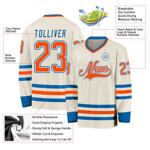 ชุดฮ็อกกี้น้ำแข็งน้ำหนักเบาสำหรับทีม2025ชุดกีฬาดีไซน์ยอดนิยมสหรัฐอเมริกาและยุโรป - Product Image 3