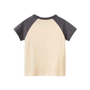 T-shirt à manches raglan pour homme, imprimé chien de dessin animé, course rapide sur route, col rond, coupe régulière, décontracté, en jersey de coton - Product Image 2