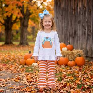 Conjuntos de Ropa Navideños para Bebé Niña, Manga Larga, Lazos, Estampado de Árbol de Navidad - Product Image 4