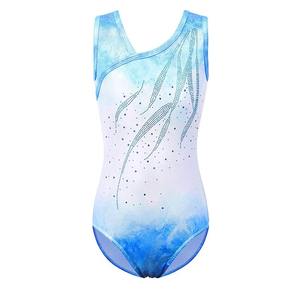 Justaucorps de gymnastique sans manches pour filles avec logo personnalisé fabriqué à partir de Spandex souple - Product Image 3