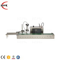 HZPK Machine de Remplissage Automatique de Petites Bouteilles pour Parfum et Eau, avec Convoyeur, pour Cosmétiques et Lotions