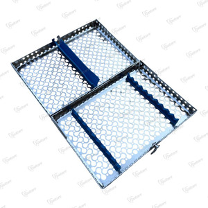 Cao Cấp Bền 10-Mảnh Laser Cắt Cụ Khay Cassette Cao Cấp Holloware Nha Khoa Thiết Lập Dụng Cụ Phẫu Thuật Lưới Khử Trùng - Product Image 5