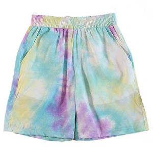 Pantalones Cortos de Lona/Algodón para Hombre, de Alta Calidad, con Cordón en la Cintura, Tie Dye, Transpirables, Casuales, de Color Sólido, al por Mayor - Product Image 6