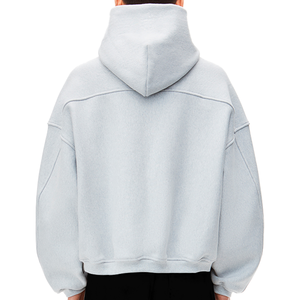 Sweat à capuche zippé moderne pour l'hiver, conçu pour le confort, en tissu polaire doux, coupe classique, séchage rapide, respirant, poche unie - Product Image 2