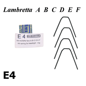 Lambretta A+B+C+LC+D+LD+E+F Headlight Glass Spring Clip Set for Motorcycle Lighting Systems - Product Image 2