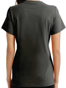 Camisetas de manga corta para hombre y mujer, moda informal, redefinida, holgada, de punto pesado, con acabado bordado - Product Image 3