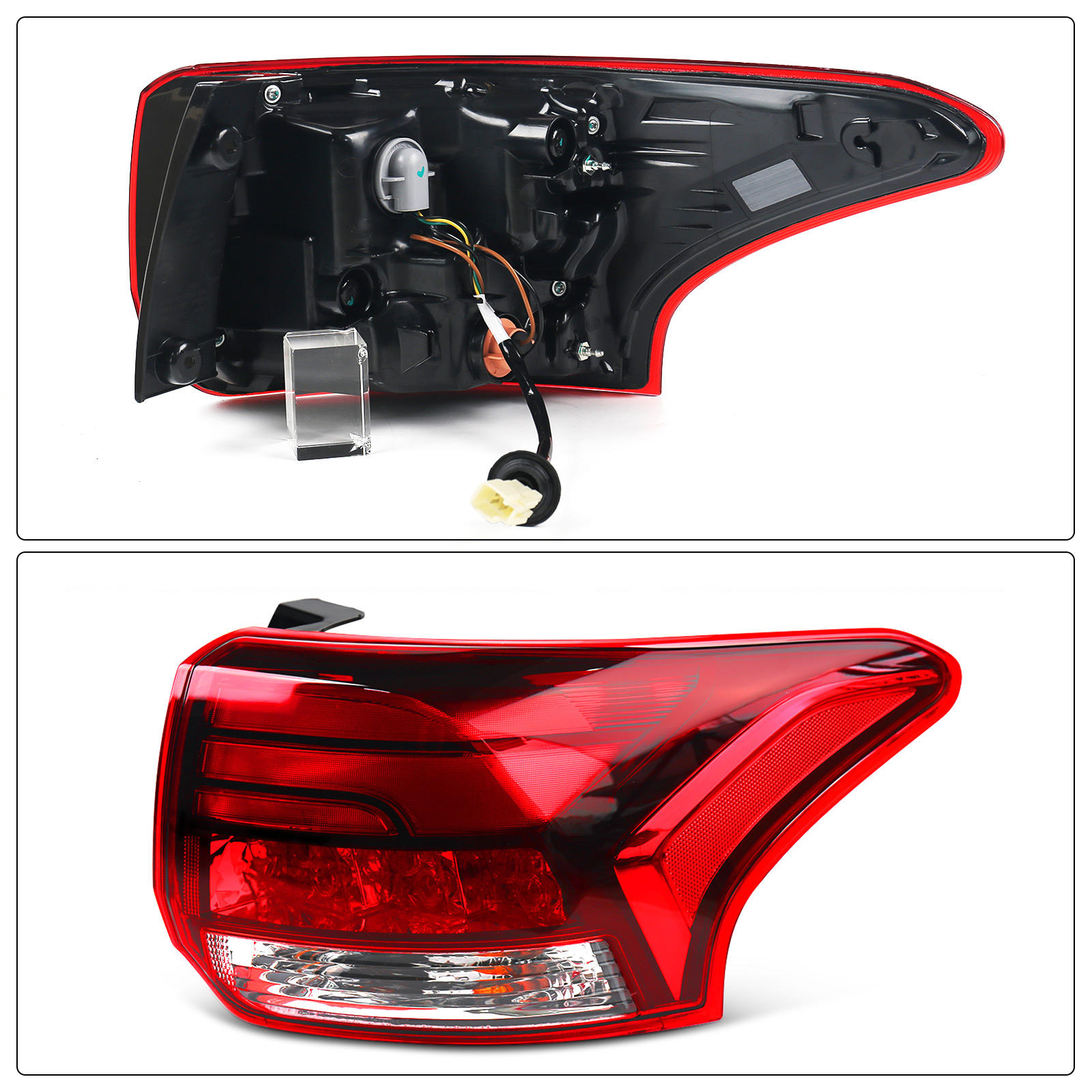 BOGYL Tail Light Assembly Compatible with Chevy Malibu 2016 2018 並行輸入品 Tail Light Assembly Complete Pair