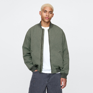 Zipper <b>Slim</b> <b>Fit</b> Male Designer OEM Casual Bomber <b>Jackets</b> New Arrival Latest Design Men Breathable Bomber <b>Jackets</b> - Product Image 1
