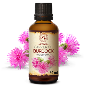 Aceite de Bardana Aromatika 50ml, Extracto de Raíz de Arctium Lappa 100% Puro y Natural, Uso Diario para el Cuidado de Uñas, Cutículas, Manos y Pies Agrietados, Piel - Product Image 1