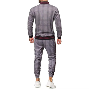 Logo personnalisé Hiver Deux Pièces Ensembles 2025 Survêtement Décontracté Sweat Sport Veste Pantalon Sportswear Hommes Survêtement Respirant - Product Image 2