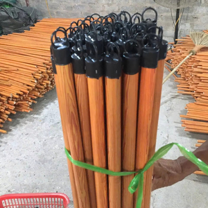 Mango de Escoba de Madera Recubierto de PVC, Palo de Trapeador Redondo, Herramientas de Limpieza para el Hogar Económicas - Product Image 1