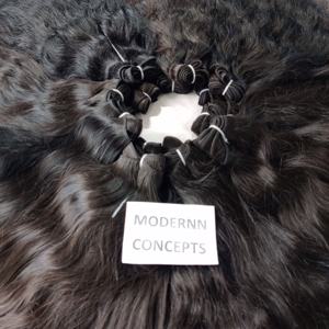 Extensiones de cabello humano indio sin procesar de color brillante natural al por mayor - Product Image 5