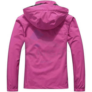 Impermeable para Mujer, Chaqueta Ligera con Capucha para Senderismo, Cortavientos Softshell, Ropa de Abrigo para Viajes, Verde Amarillento - Product Image 2