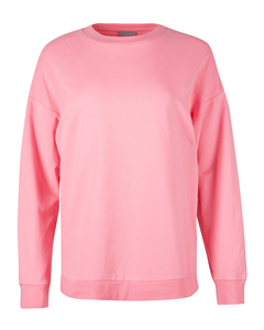 Sweat-shirt pour femme, hiver, automne, imprimé, uni, col rond, avec logo personnalisé, 100% coton, molleton, col rond, sweat-shirt pour femme - Product Image 3