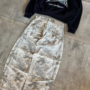Pantalons baggy pour hommes de style vintage, streetwear, jean en denim camouflage personnalisé, fabricant de pantalons - Product Image 5