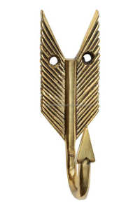 Simple Accent Hook <b>Towel</b> Cloth and Uniform <b>Holder</b> Single Piece Brass Wall Hook Easy Installation Type Metal Hooks Wholesale Cost - Product Image 3