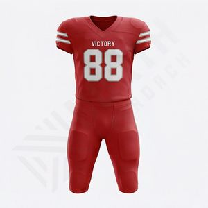Bulk Competitive Price Men Embroidered Logo American Football Uniform All Team High Quality Quick Dry Polyester <b>Performance</b> <b>Wear</b> - Product Image 1