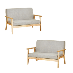 Sofá de tela o cuero extralargo moderno de color blanco para muebles para el hogar directo de fábrica - Product Image 2