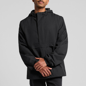 TWILL_SPORTS Men's Lightweight Breathable <b>Canvas</b> Bomber <b>Jacket</b> Eco-Friendly Quick Dry Waterproof Windproof Hood Stand Collar - Product Image 5
