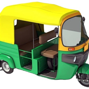 Tricycle motorisé fermé pour passagers, taxi indien Tuk Tuk, auto-rickshaw, vente chaude - Product Image 2