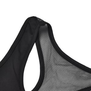 เสื้อครอปแขนกุดผ้าริบเนื้อผ้าคุณภาพสูง ระบายอากาศ แห้งเร็ว รับผลิตตามสั่ง ขายส่ง ไซส์พลัส สำหรับออกกำลังกายและฟิตเนส - Product Image 4