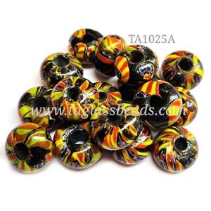 Perles de verre rondes multicolores de qualité supérieure en Inde pour la fabrication de bijoux et de cristaux au chalumeau - Product Image 1