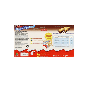 ซื้อ Kin der hippo Cacao ฮิปโป5แพ็คในราคาที่ถูกกว่าและเพลิดเพลินไปกับการผสมผสานที่สมบูรณ์แบบของช็อคโกแลตและเฮเซลนัทในทุกๆรอยกัด - Product Image 2