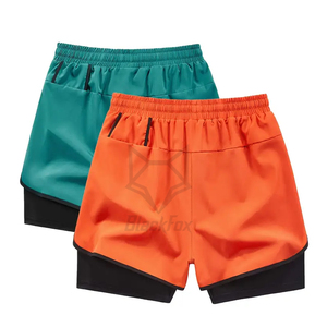 Short de Lavage à l'Acide Imprimé Personnalisé Vintage Streetwear en Rouge et Noir Meilleur Matériel pour le Sport Athlétique Gym Utiliser Motif Solide - Product Image 2