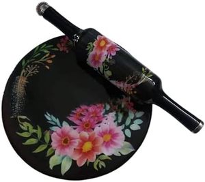 Customize Chakla Belan Pure Marble Heavy and a Wooden Polished Marble Roti Roller Board - Product Image 3