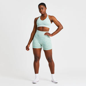 Pantalones cortos para mujer, pantalones cortos para mujer, ropa de entrenamiento físico, secado rápido, correr, gimnasio, yoga, pantalones cortos de motorista para mujer - Product Image 2