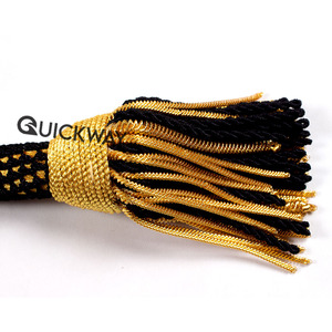 Cinturón Pectoral Litúrgico con Borlas para Obispos, Sacerdotes, Ceremoniales de Iglesia, Cinturón Pectoral Negro y Dorado para Cruz - Product Image 2