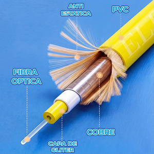 3 Meters Fiber Optic Cable Internet <b>Modem</b> with PVC Jacket for Computer Use - Product Image 3