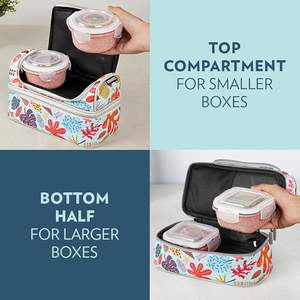 Ensemble de boîtes de conservation en verre borosilicate résistant à la chaleur, best-seller en gros, avec sac pour le bureau, l'école et les voyages - Product Image 3