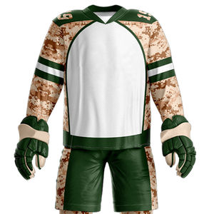 2025 nouveau Design à la mode professionnel personnalisé uniforme de Hockey sur glace léger manches longues uniforme de Hockey sur glace - Product Image 6