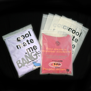 Bolsa con cierre de cremallera biodegradable mate respetuosa con el medio ambiente personalizada-Bolsas con cremallera para ropa con logotipo propio-Minh Sang Packaging - Product Image 4