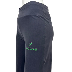 Nuevo diseño 2025, mallas de Yoga suaves de cintura súper alta para mujer, mallas de Yoga de cintura elástica deportivas con sublimación personalizada - Product Image 4