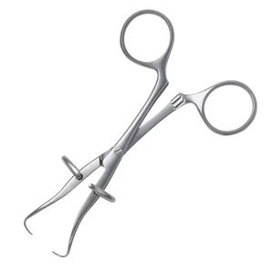 Clip de serviette Robin et pince d'ancrage pour tube de 5mm de diamètre Instrument chirurgical 130mm CE ISO approuvé par Surgiright - Product Image 1