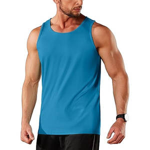 Camiseta sin mangas 100% algodón para hombre, camiseta personalizada para gimnasio - Product Image 5